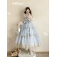 Urtto Lemon Sparkling Water Tiered Long JSK(Pre-Order/2 Colours/Full Payment Without Shipping)